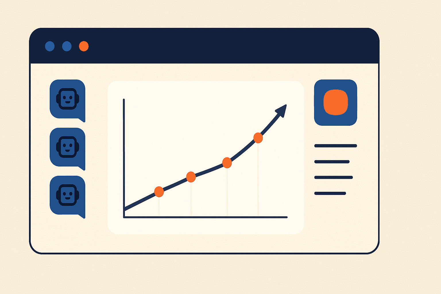 Dashboard tracking how often AI assistants recommend an app, illustrating AI app visibility measurement