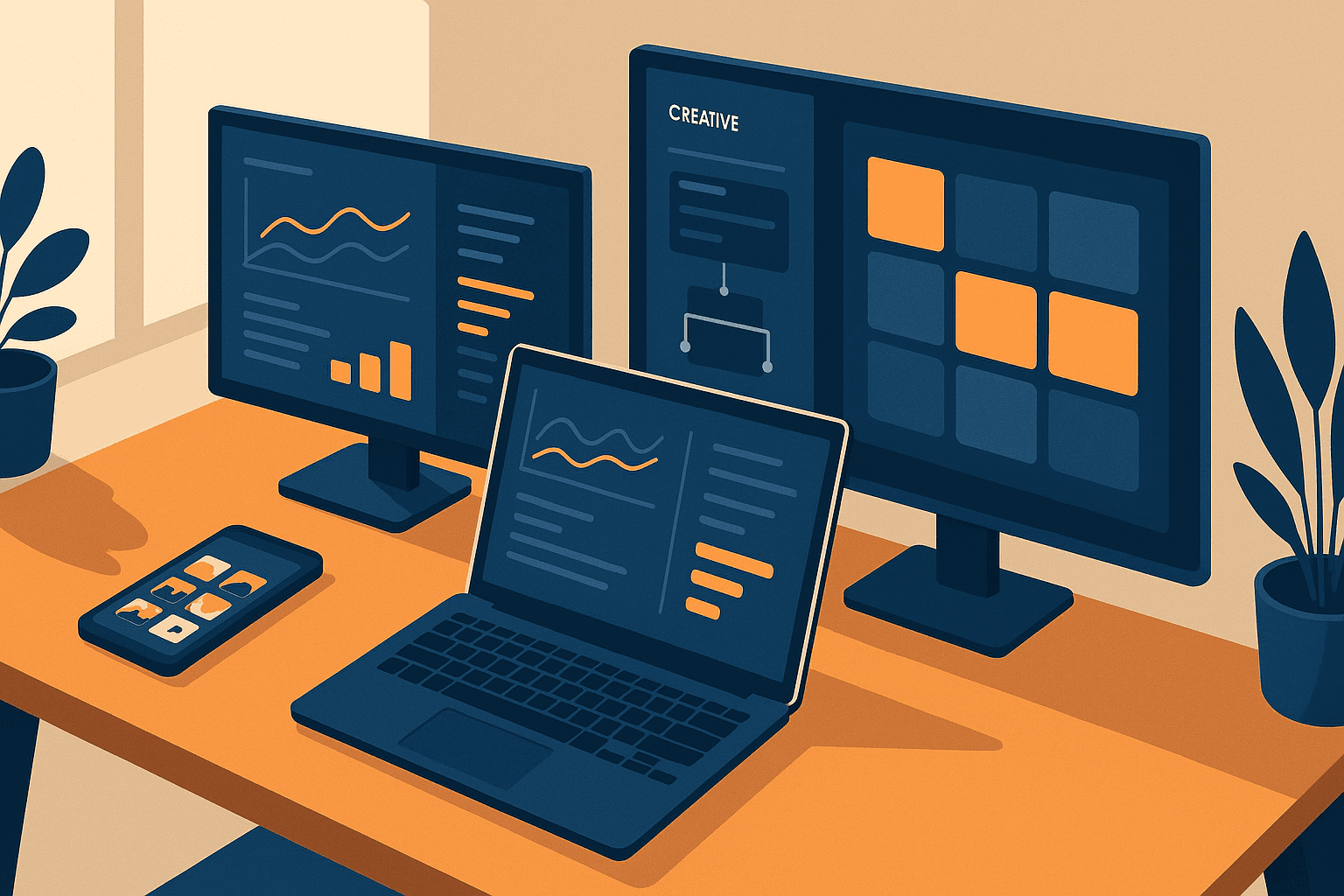 Dashboard showing automated app store optimization metrics and AI workflows controlling keywords and creatives