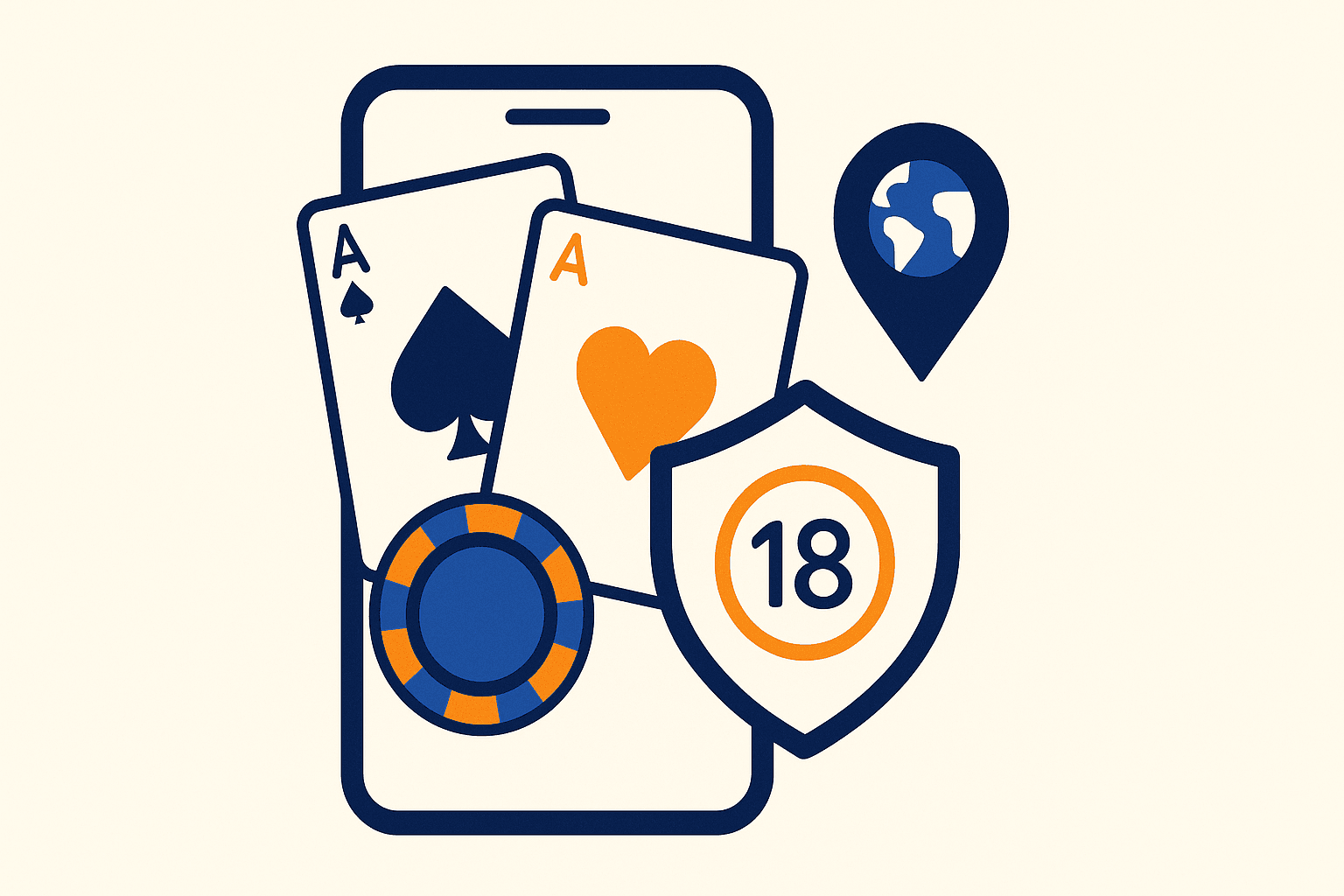 Casino app store listing with age-gating and compliance signals illustrating ASO for casino apps
