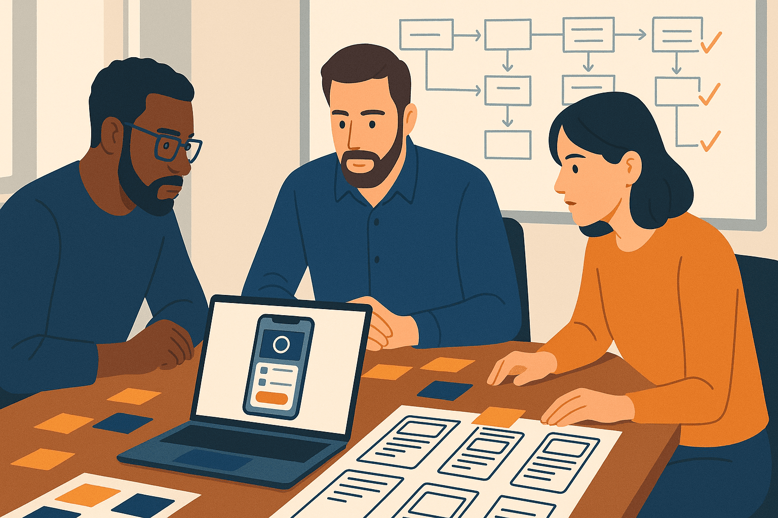 Developer reviewing app checklist for google play developer policies compliance